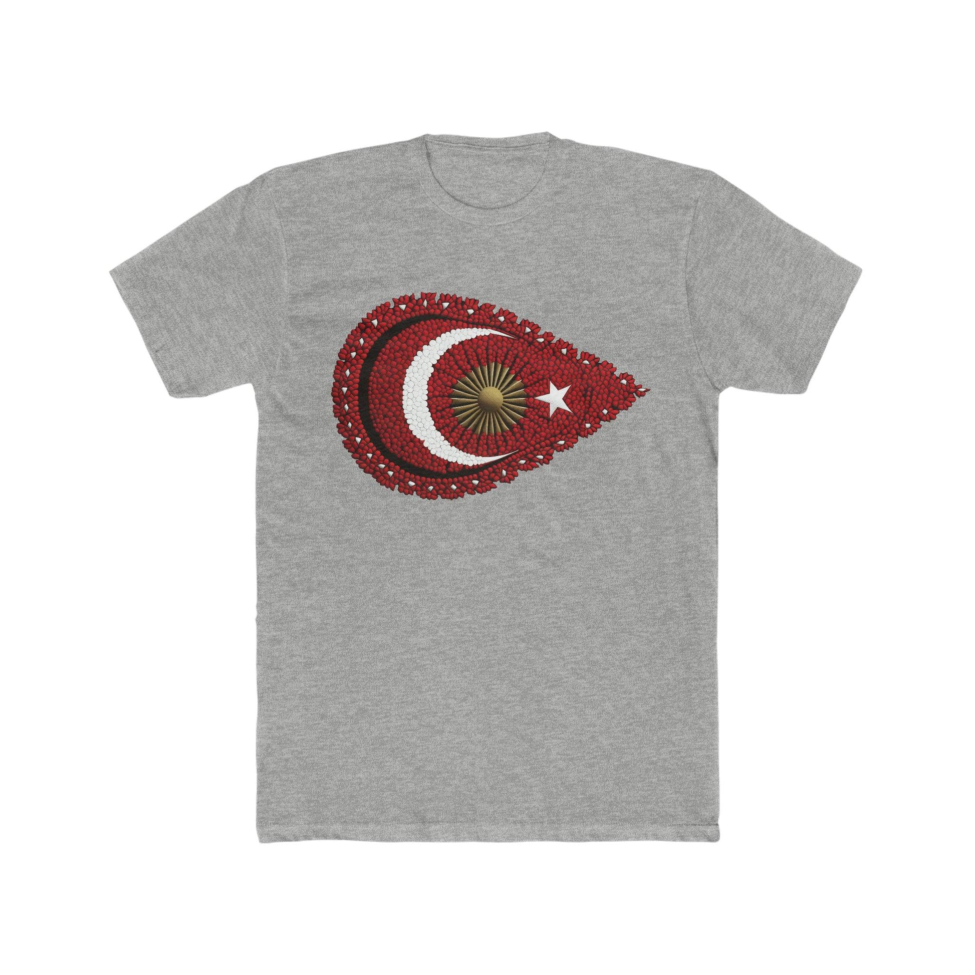 Turkish Pride: Beadwork Flag T-Shirt - faithwear