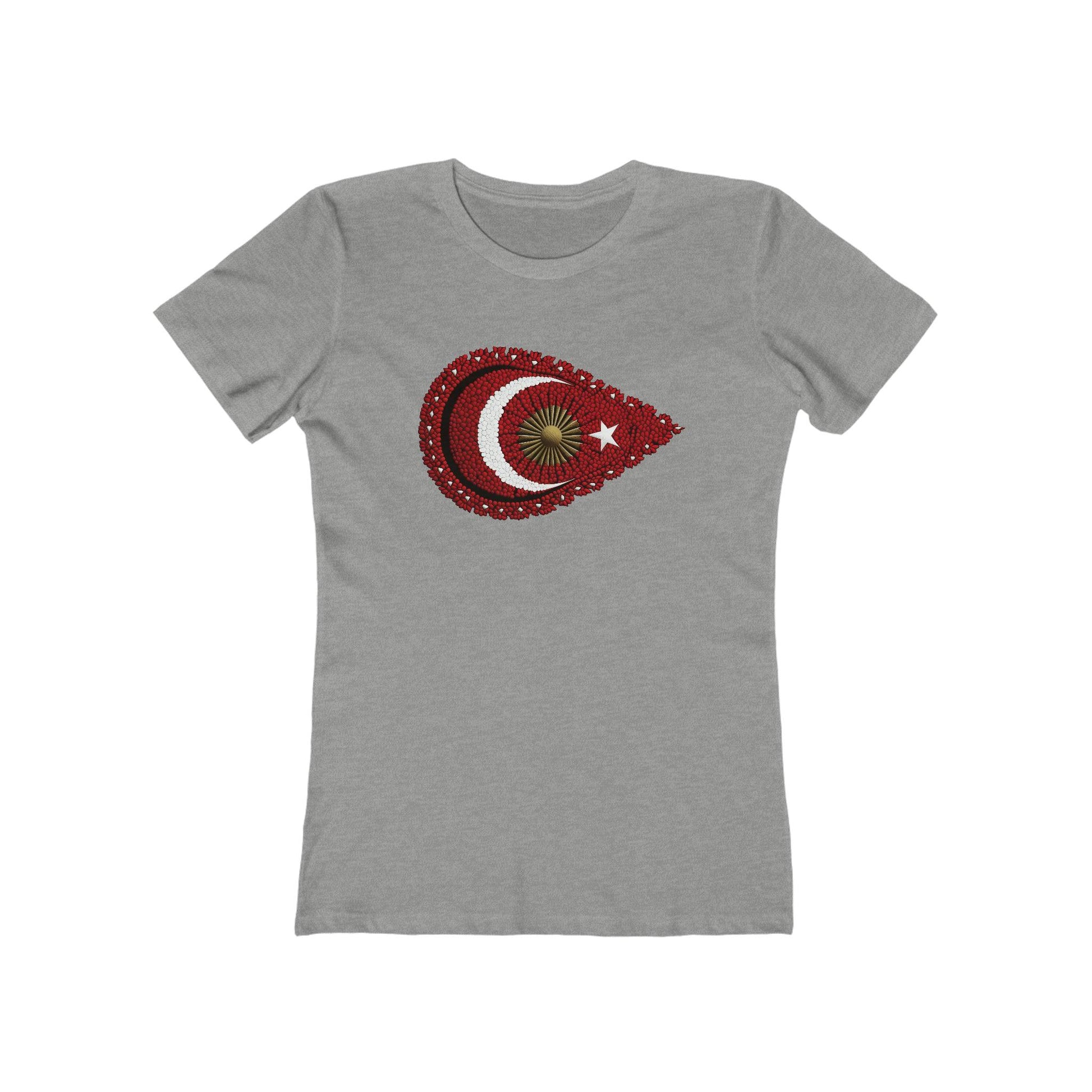 Turkish Pride: Beadwork Flag T-Shirt - faithwear