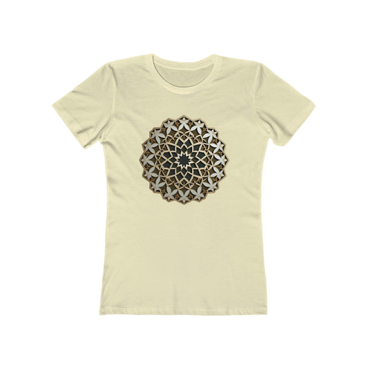 Elegant Muslim Girih Pattern T-Shirt - faithwear - Pattern Collection for Women, T-shirts, Women's Clothing