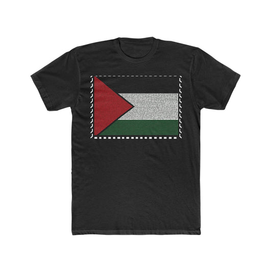 Palestinian Flag Stamp T-Shirt - faithwear - Men's Clothing, Palestine Collection for Men, T-shirts