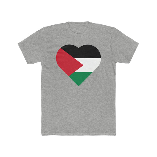 My Heart is Palestine T-Shirt - faithwear - Men's Clothing, Palestine Collection for Men, T-shirts