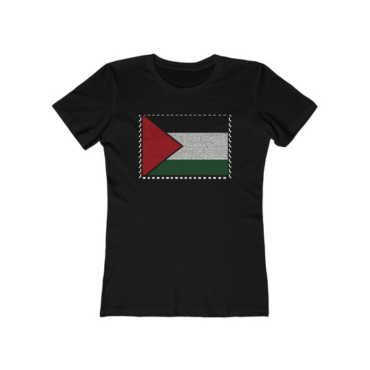 Palestinian Vintage Stamp T-Shirt - faithwear - Palestine Collection for Women, T-shirts, Women's Clothing