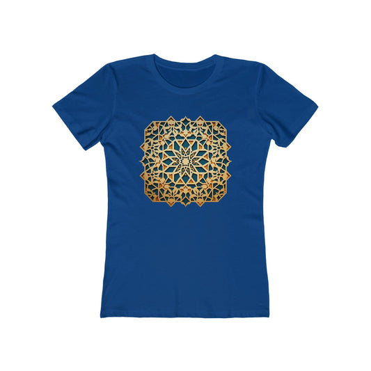 Intricate Square Girih Pattern T-Shirt - faithwear - Pattern Collection for Women, T-shirts, Women's Clothing