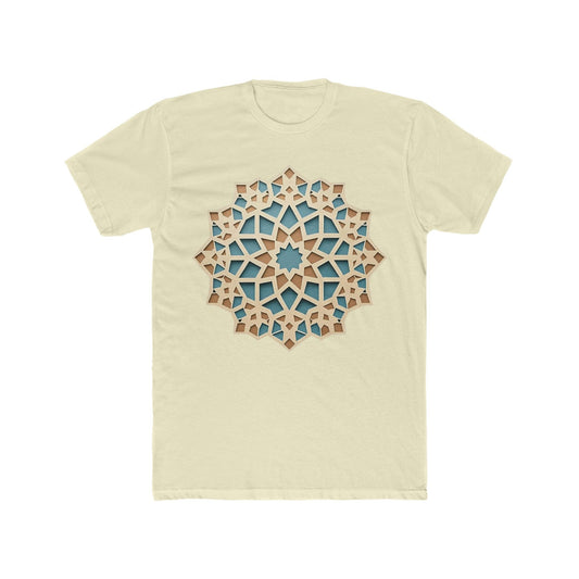 Stylish Pastel Girih Pattern T-Shirt - faithwear - Men's Clothing, Pattern Collection for Men, T-shirts