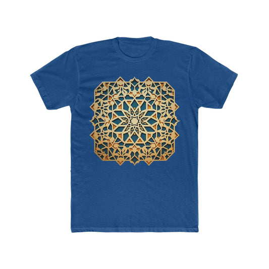 Intricate Square Girih Pattern T-Shirt - faithwear - Men's Clothing, Pattern Collection for Men, T-shirts